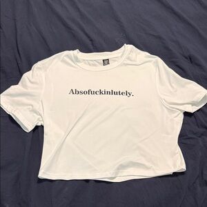 SHEIN Curve White Tee